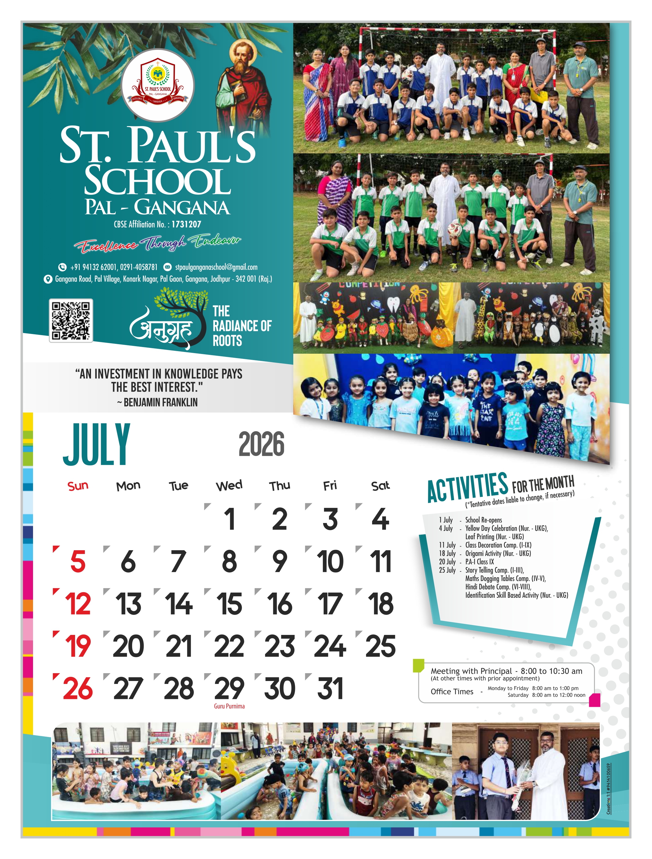 School Calender